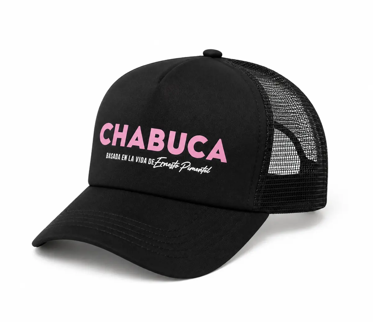 Gorra negra personalizada de Chabuca